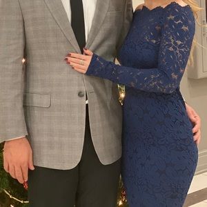 Gorgeous navy cocktail dress